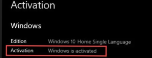 How to activate windows 10 without product key